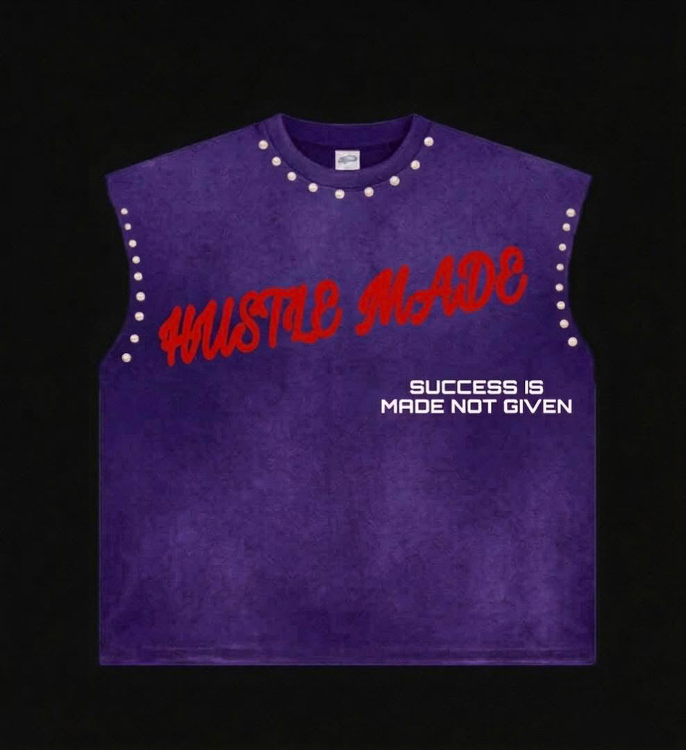 Hustle Made Essential Sleeveless Tee