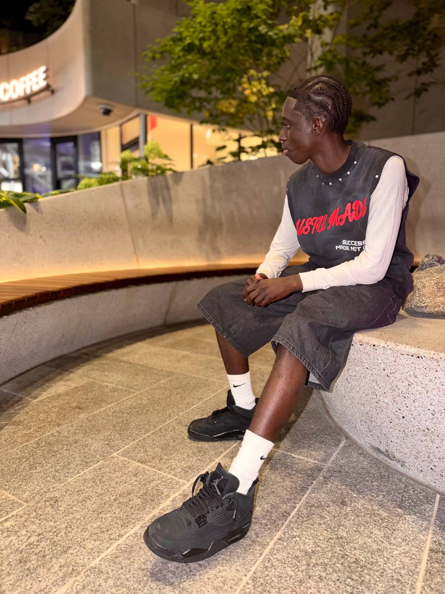 Hustle Made Essential Sleeveless Tee