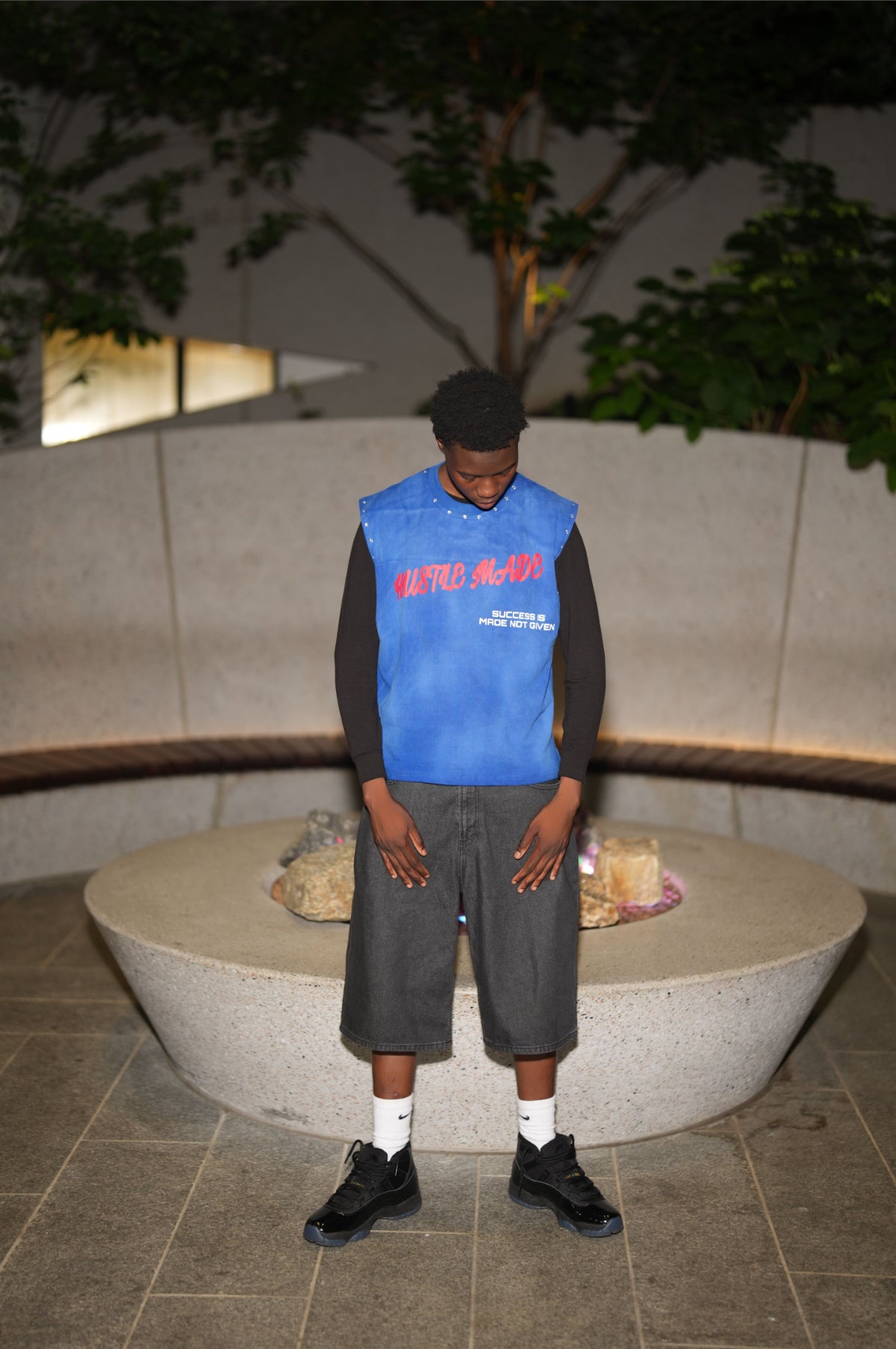 Hustle Made Essential Sleeveless Tee